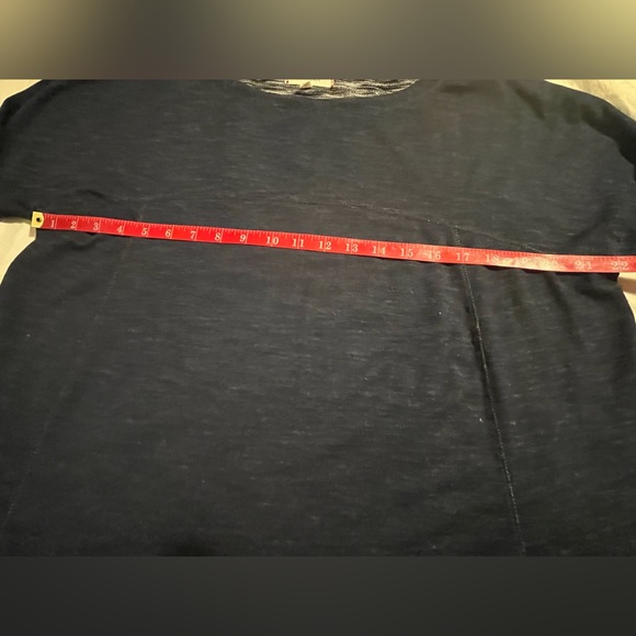 Max Studio [Weekend] Indigo Heather Knit Tunic, size XL - Picture 4 of 11